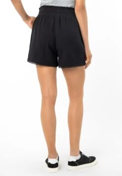 SUBLEVEL MUSSELIN - Shorts - Black 10 SUBLEVEL MUSSELIN - Shorts - Black -Sommerkleidung Für Damen e3ea13ab0d324a059da7377693f110a2