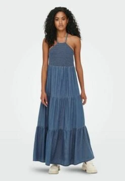 NEXT TENCEL PLAIT NECK TIERED - Jeanskleid - Blue 13 NEXT TENCEL PLAIT NECK TIERED - Jeanskleid - Blue -Sommerkleidung Für Damen e4d150d9577d4e8d83cdc74b54657773