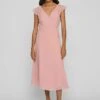 Vila VIBONAN V-NECK - Freizeitkleid - Silver Pink -Sommerkleidung Für Damen e55ffe18af894097944fa79fea0f2775