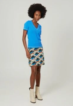 KISS THE SKY - T-Shirt Print - Blue 9 KISS THE SKY - T-Shirt Print - Blue -Sommerkleidung Für Damen e73f05401c6f4dc2aab235a03683ae8f