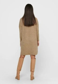 ONLY LONGSLEEVE ONLJANAPULLO - Strickkleid - Beige -Sommerkleidung Für Damen e7a8aa99cce6434db4b0b00c6251b3ea