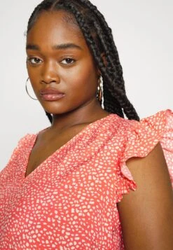 OBJLEONORA SELINE - T-Shirt Print - Hot Coral 11 OBJLEONORA SELINE - T-Shirt Print - Hot Coral -Sommerkleidung Für Damen e83a023c2a9240e1821993b2ffe1351c