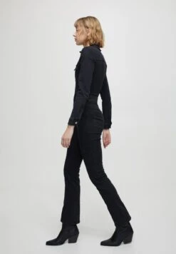 PULL & BEAR LONG SLEEVE - Jumpsuit - Mottled Black 12 PULL & BEAR LONG SLEEVE - Jumpsuit - Mottled Black -Sommerkleidung Für Damen e9b21951a4ae44bd8c7a0ae4eefa3c67