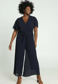 AVEC COL EN - Jumpsuit - Navy -Sommerkleidung Für Damen ea9c396c946648548e3c8b2d05ab8eec