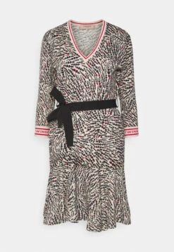 TWINSET DRESS - Strickkleid - Cuori Indaco/neve -Sommerkleidung Für Damen eaa66172b36044aab8a71cf29c6eb933