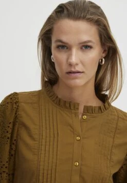 IRLUIE SH - Hemdbluse - Bronze Brown 11 IRLUIE SH - Hemdbluse - Bronze Brown -Sommerkleidung Für Damen ecdfab88cf8448a2b8b15117adf2cf10