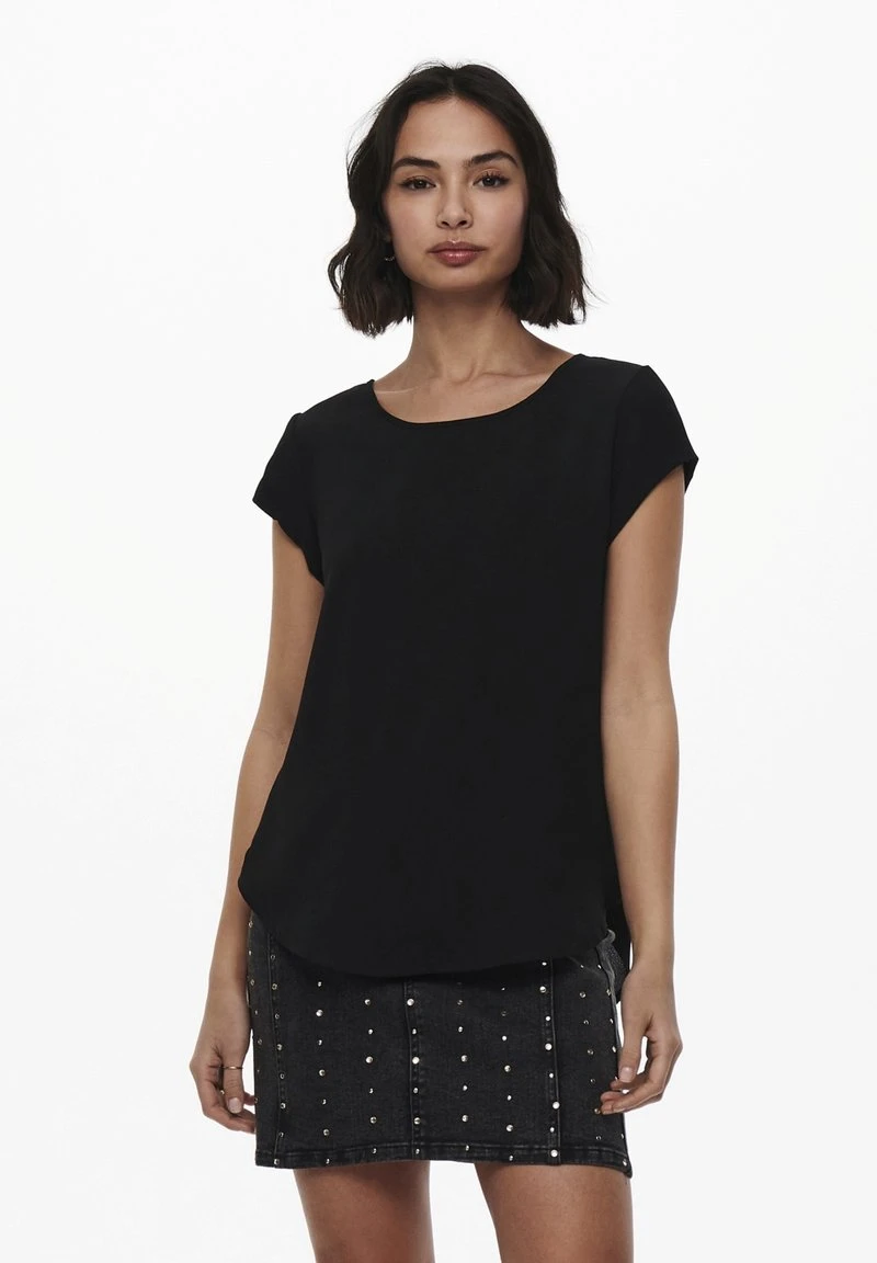 ONLY ONLVIC SOLID NOOS - Bluse - Black 2 ONLY ONLVIC SOLID NOOS - Bluse - Black