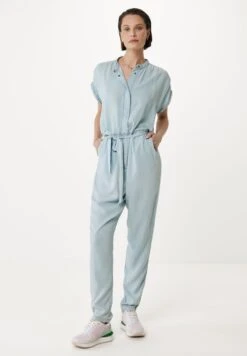 MEXX CAPSLEEVE - Jumpsuit - Denim -Sommerkleidung Für Damen ef4598f0d2044dea89b97b24b7bc0a30