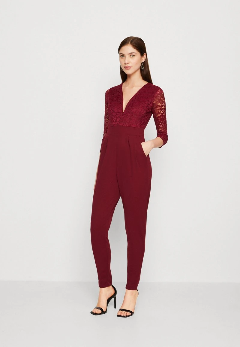 Wal G LEE - Jumpsuit - Wine 3 Wal G LEE - Jumpsuit - Wine