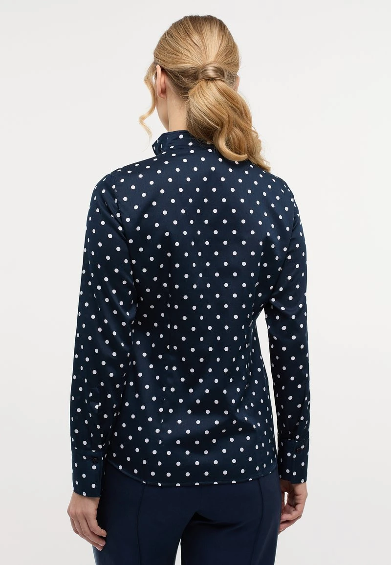 Eterna KELCHKRAGEN - Hemdbluse - Navy 4 Eterna KELCHKRAGEN - Hemdbluse - Navy – Bild 2