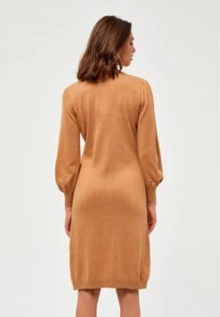 Minus MERSIN HIGHNECK - Etuikleid - Almond Melange -Sommerkleidung Für Damen f40b737fb38a4f24a16c180cc4d2bc01