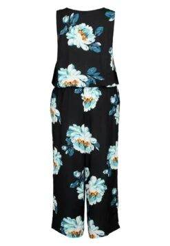 Zizzi SLEEVELESS - Jumpsuit - Black Big Flower 12 Zizzi SLEEVELESS - Jumpsuit - Black Big Flower -Sommerkleidung Für Damen f48939f056294adfaf32e00c5164d0af