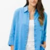 BRAX STYLE VICKI - Hemdbluse - Santorin 1 BRAX STYLE VICKI - Hemdbluse - Santorin -Sommerkleidung Für Damen f54a75bd8d5945e89ac9cec45cb22b0e
