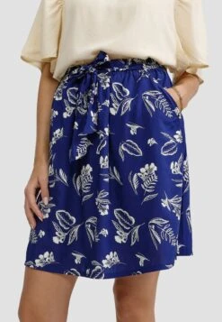 PRINTED - A-Linien-Rock - Blau -Sommerkleidung Für Damen f63c11e9cac5484ba6664e749f743307