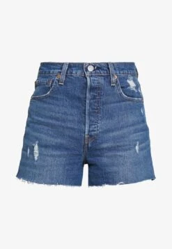 RIBCAGE - Jeans Shorts - Blue -Sommerkleidung Für Damen f7013ebc29a74ea8b3cb77288b64466a