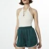 Twist WITH CONTRAST PIPING - Shorts - Green 2 Twist WITH CONTRAST PIPING - Shorts - Green -Sommerkleidung Für Damen f88cbb753b9c4ea7bd6b85914dbfd622