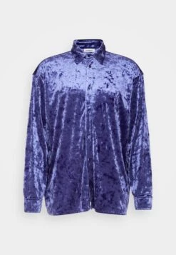 WEEKDAY LESLEY SHIRT UNISEX - Hemdbluse - Blue -Sommerkleidung Für Damen f9d7eba8e051432cb4b9ec2dce360a3d