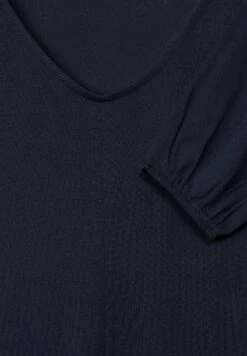 STREET ONE MIT GUMMIZUG IM SAUM - Langarmshirt - Blau 12 STREET ONE MIT GUMMIZUG IM SAUM - Langarmshirt - Blau -Sommerkleidung Für Damen f9f31c0c871f47b880448b2a5719c146