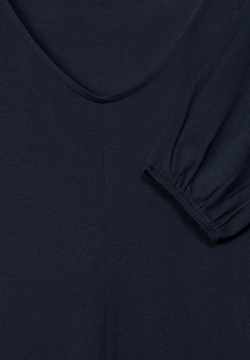 STREET ONE MIT GUMMIZUG IM SAUM - Langarmshirt - Blau 7 STREET ONE MIT GUMMIZUG IM SAUM - Langarmshirt - Blau – Bild 5