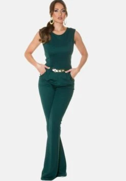 MIT SCHNALLE - Jumpsuit - Weiß -Sommerkleidung Für Damen fcf1bebb2a8944e59b9a917f4fae7102