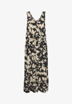 Kaffe KALIVANNA - Jumpsuit - Sand Black Flower 12 Kaffe KALIVANNA - Jumpsuit - Sand Black Flower -Sommerkleidung Für Damen fe3eab91b70149d7804fb1d15a31cb44 1