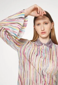 Missoni LONG SLEEVE - Hemdbluse - Multicolor -Sommerkleidung Für Damen ffd2efec00b94b6aa485c89f46456039
